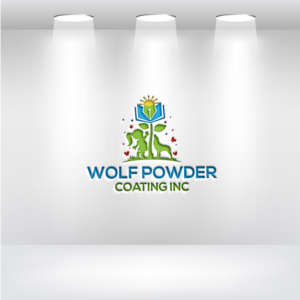 Logo Design by monmon for Wolf Powder Coating Inc | Design: #23193677