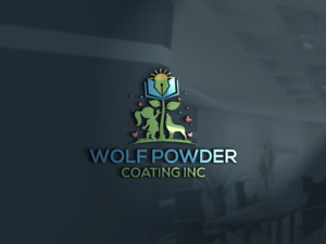 Logo Design by monmon for Wolf Powder Coating Inc | Design: #23193678