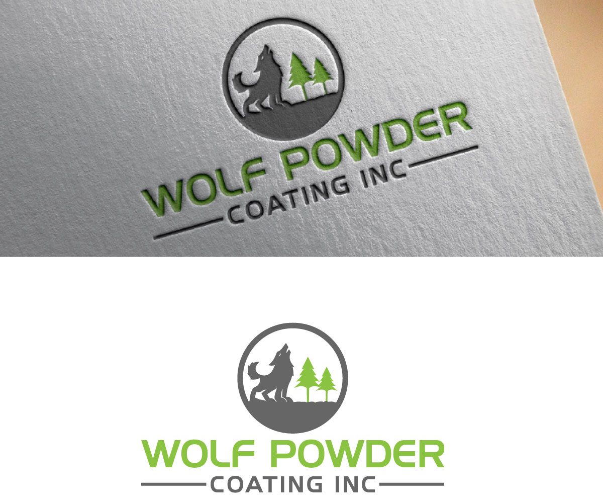 Logo Design by dobobed for Wolf Powder Coating Inc | Design #23192144