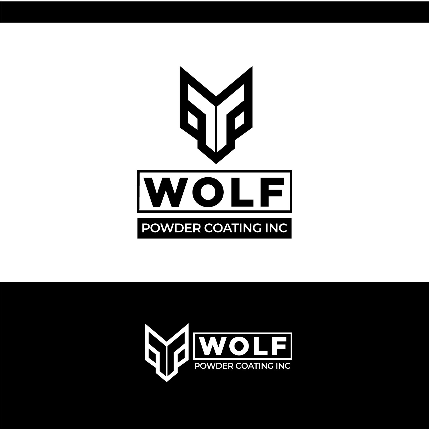 Logo Design by Gareer for Wolf Powder Coating Inc | Design #23193662