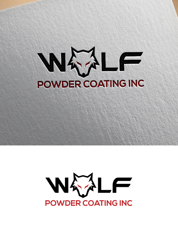 Logo Design by Jasmine.Designs for Wolf Powder Coating Inc | Design #23190602