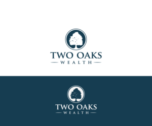 Two Oaks Wealth - with a 'tree type' design | Logo Design by anico