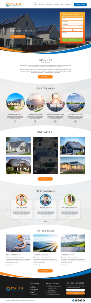 Web Design by bdesigner9 for this project | Design: #23204739