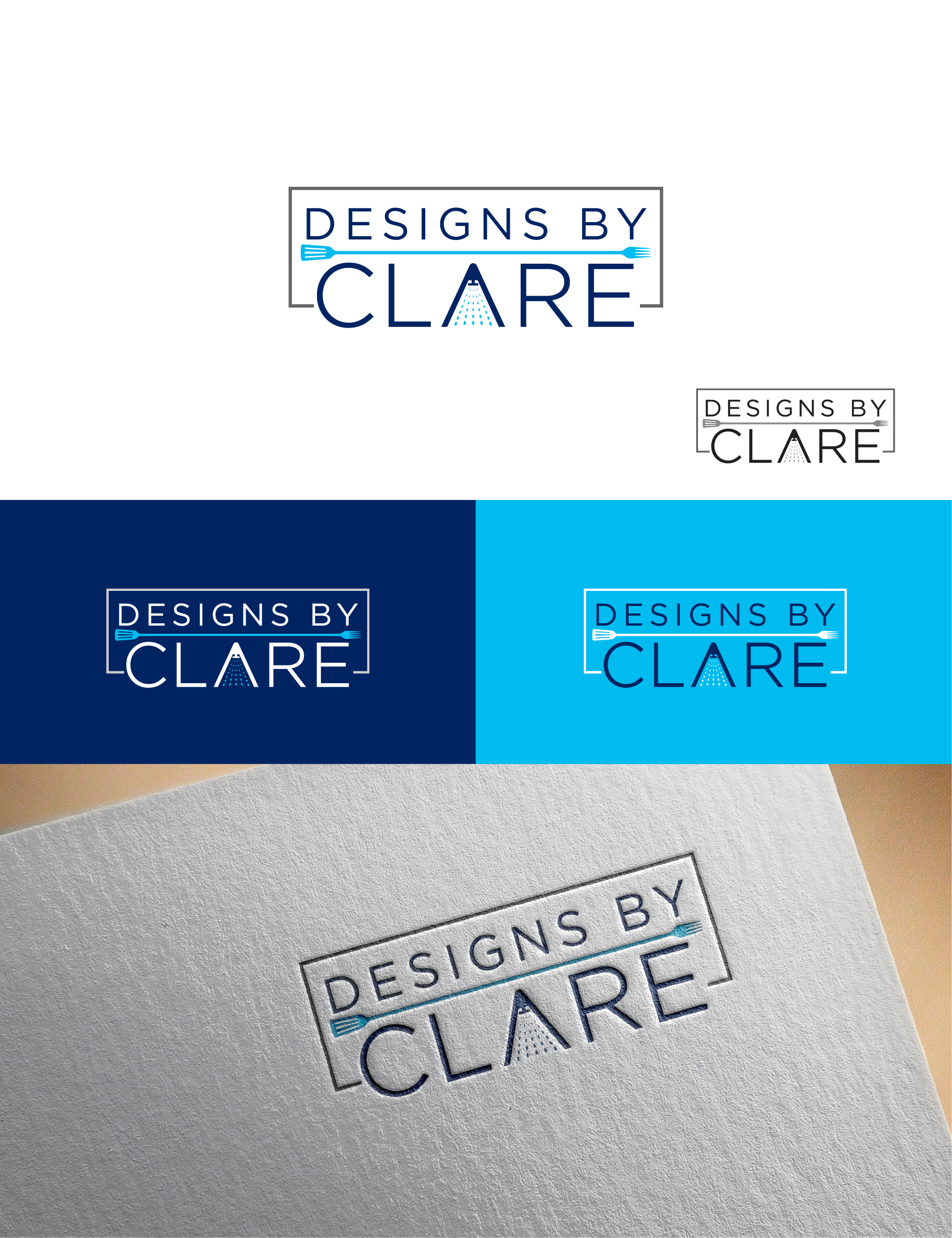 Logo Design by Next Screen Infotech for Designs By Clare | Design #23205802
