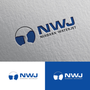 "Niagara Waterjet" with the tagline "Precision. Under Pressure." | Design de Logo par Rii