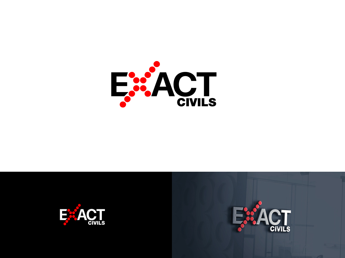 Logo Design by ArtSamurai for EXACT CIVILS | Design #23202711