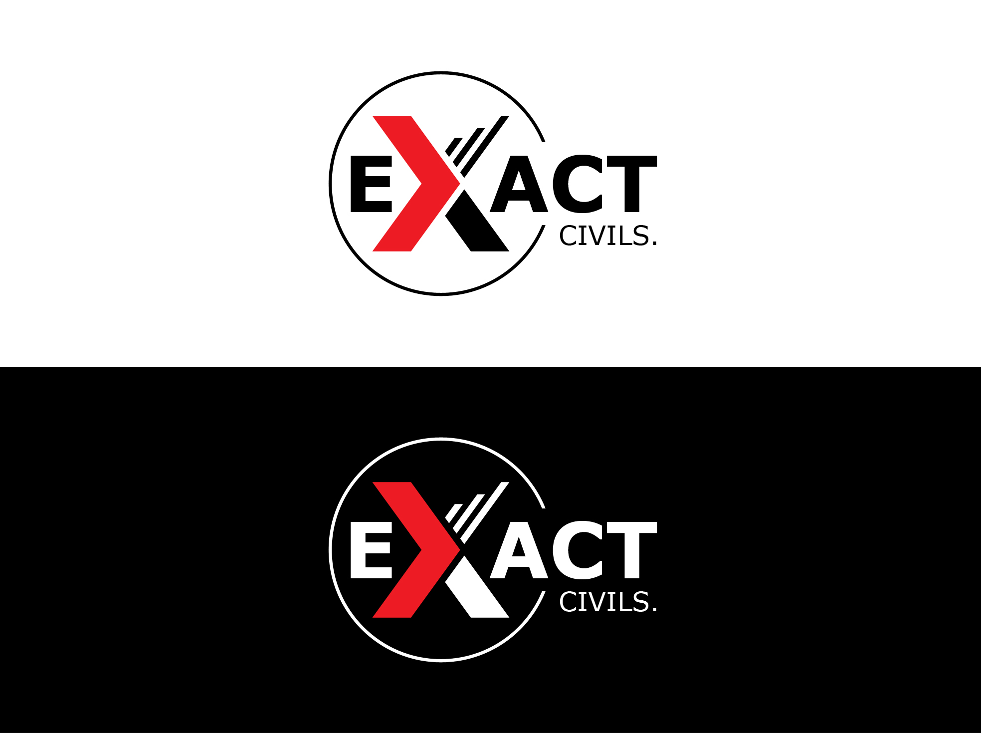 Logo-Design von DiLion für EXACT CIVILS | Design #23197565