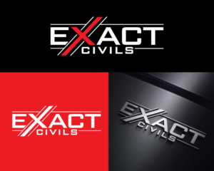 Logo Design by Atec for EXACT CIVILS | Design: #23203690