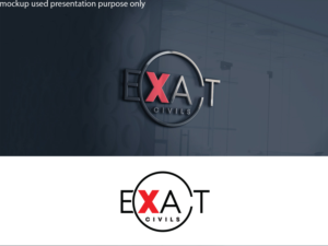 Logo Design by A S design @ for EXACT CIVILS | Design: #23213337