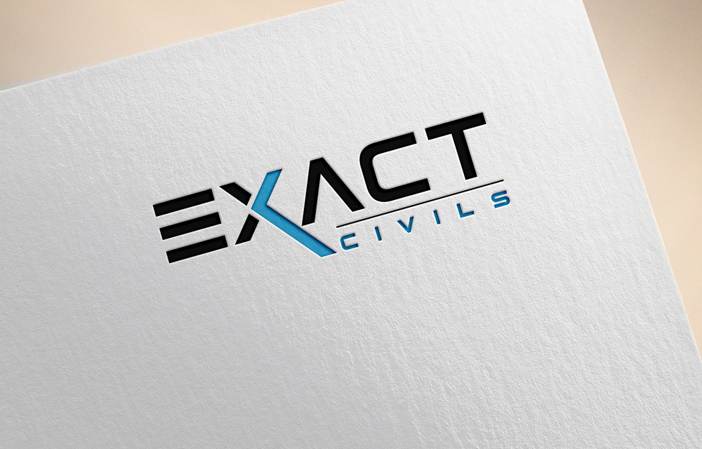 Logo Design by Raiyan 3 for EXACT CIVILS | Design: #23218767