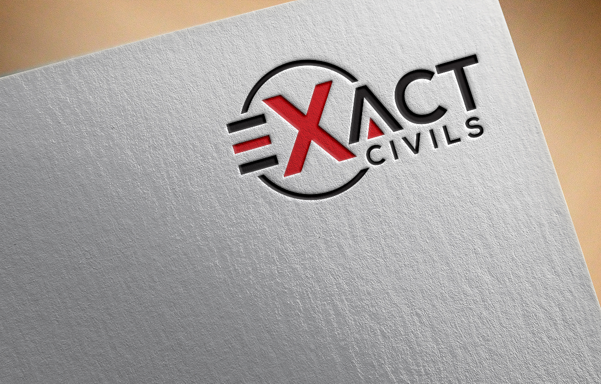 Diseño de Logo por Mr. Shakib's Design Studio para EXACT CIVILS | Diseño #23196972