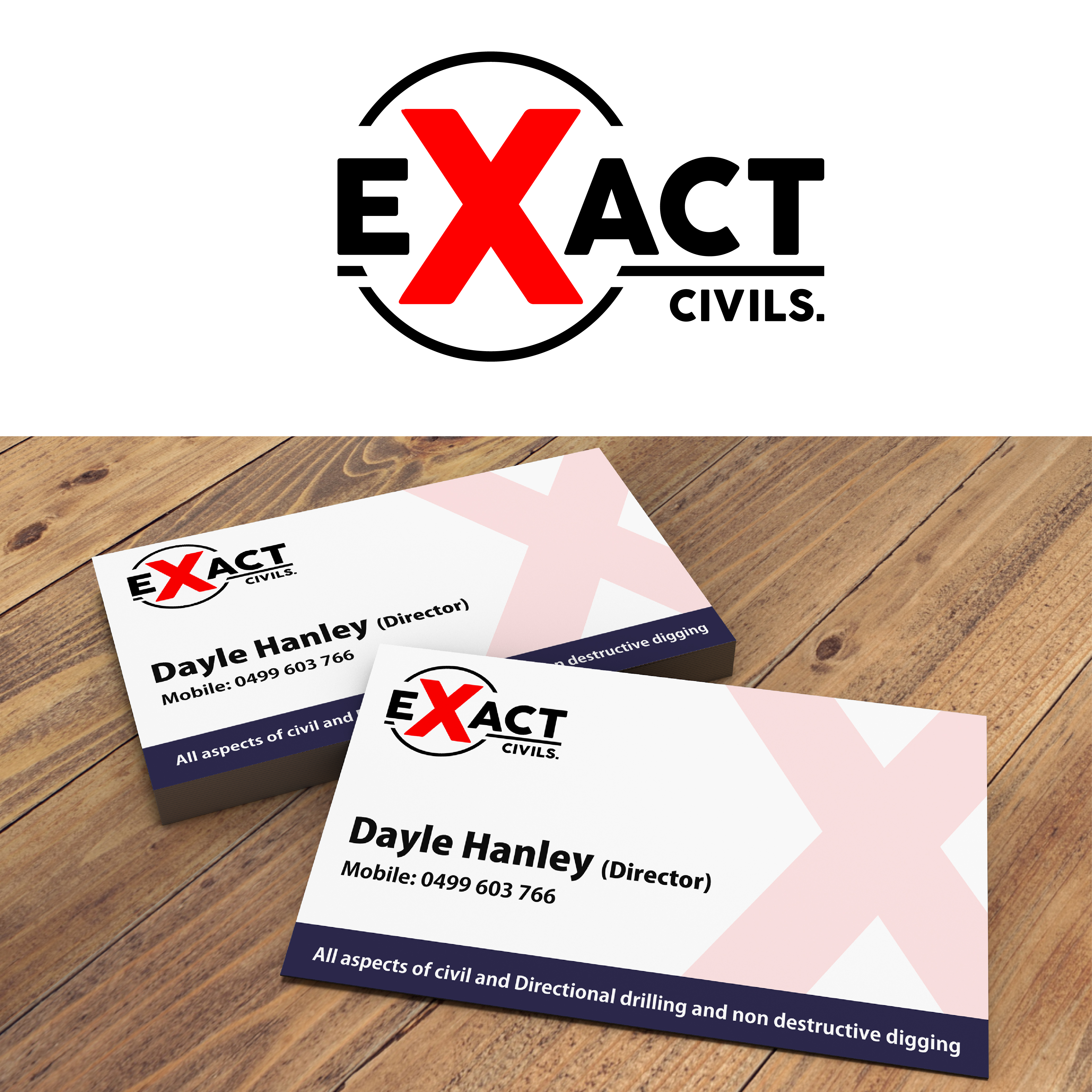 Diseño de Logo por Miladin para EXACT CIVILS | Diseño #23224736