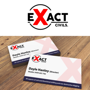 EXACT CIVILS | Logo Design by Miladin