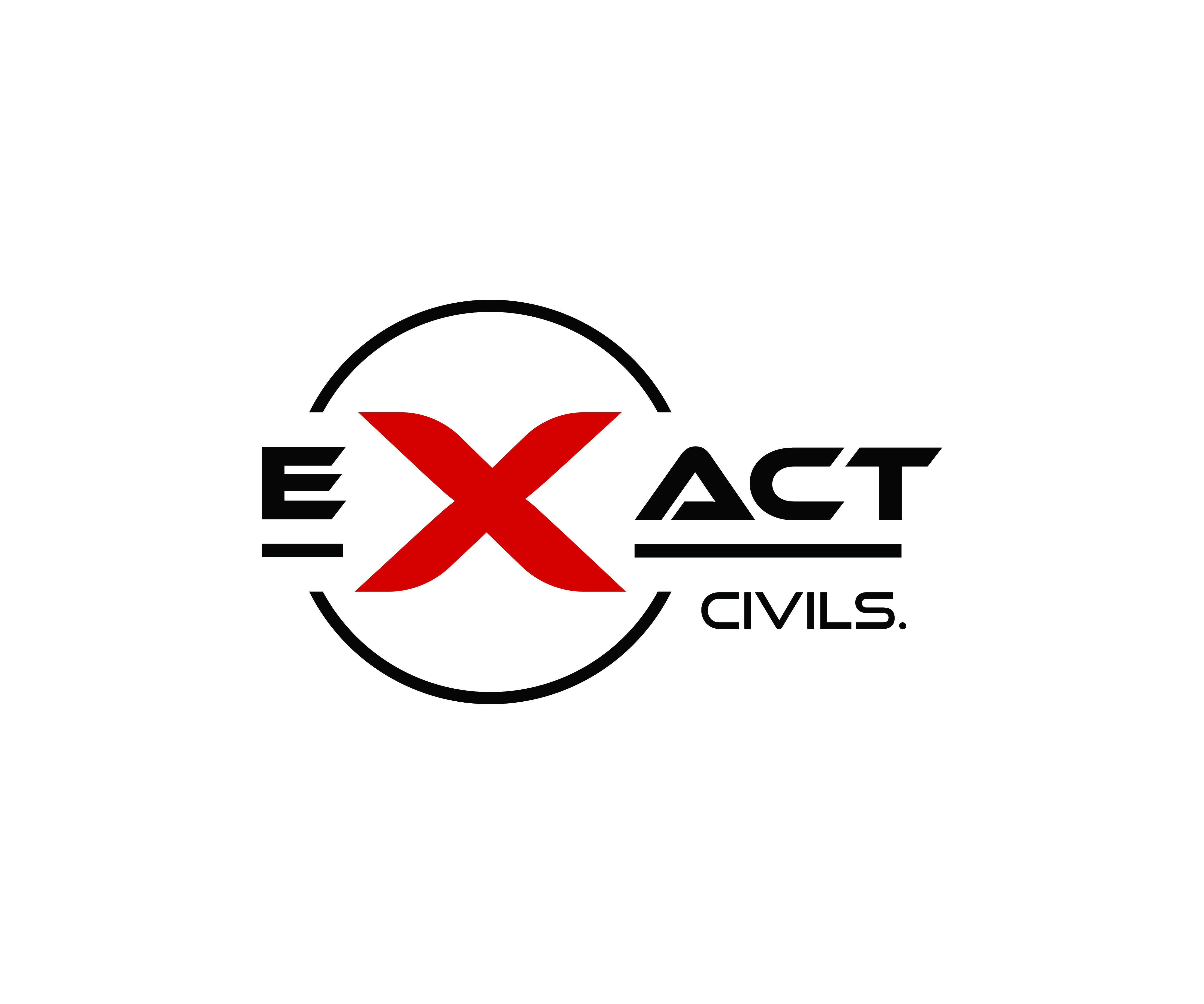 Logo Design by UN for EXACT CIVILS | Design #23211054