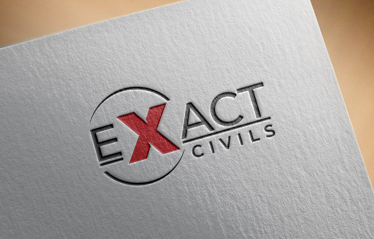 Logo Design by Creative™ for EXACT CIVILS | Design #23200024