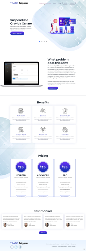 Web Design by pb for this project | Design: #23206605