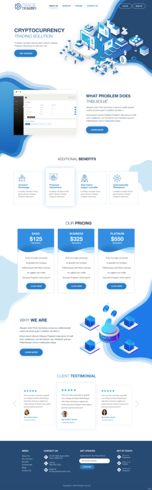 Web Design by pb for this project | Design: #23206639