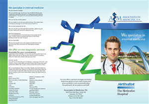 Brochure Design by ganz abecia for Associates in Medicine, P.A. | Design: #731428