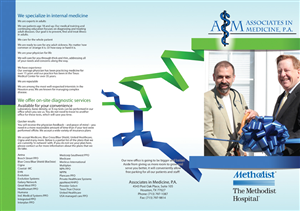 Brochure Design by ganz abecia for Associates in Medicine, P.A. | Design: #733628