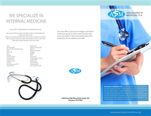 Brochure Design by Svetlin Angelov for Associates in Medicine, P.A. | Design: #720201