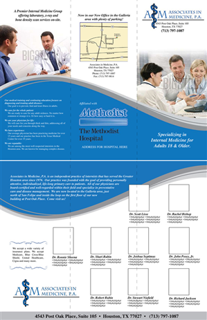 Brochure Design by jmsgraphicdesign for Associates in Medicine, P.A. | Design: #728592