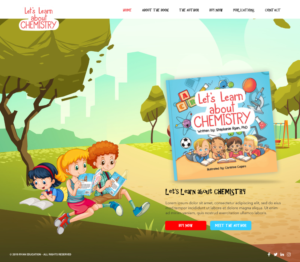 Need a website to promote and sell my book | Web Design by -Marc-
