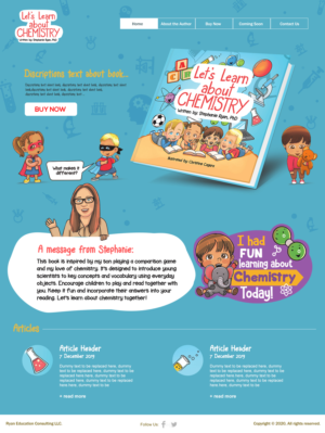 Web Design by colordrops creatives for Ryan Education Consulting LLC | Design: #23219162
