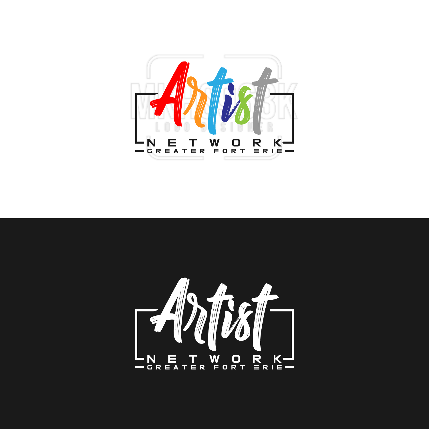Logo Design by ~ crow creative ~ for Artist Network of Greater Ft. Erie | Design: #23206553