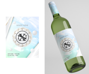 Wine Bottle Lable  | Graphic Design by Ultimate Art