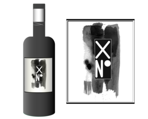 Wine Bottle Lable  | Graphic Design by Indre Ta