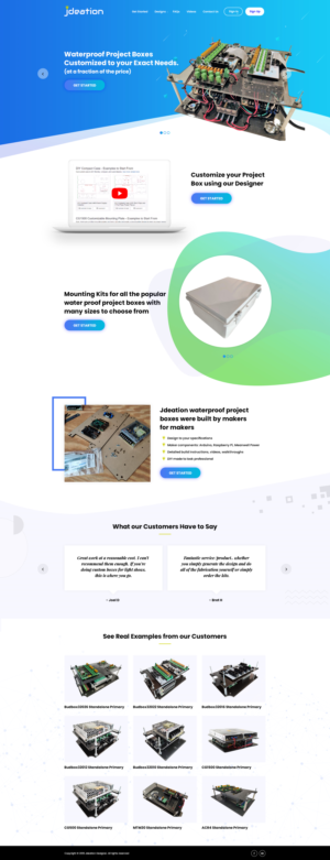 Website redesign - jdeation.com | Diseño Web por pentaxial
