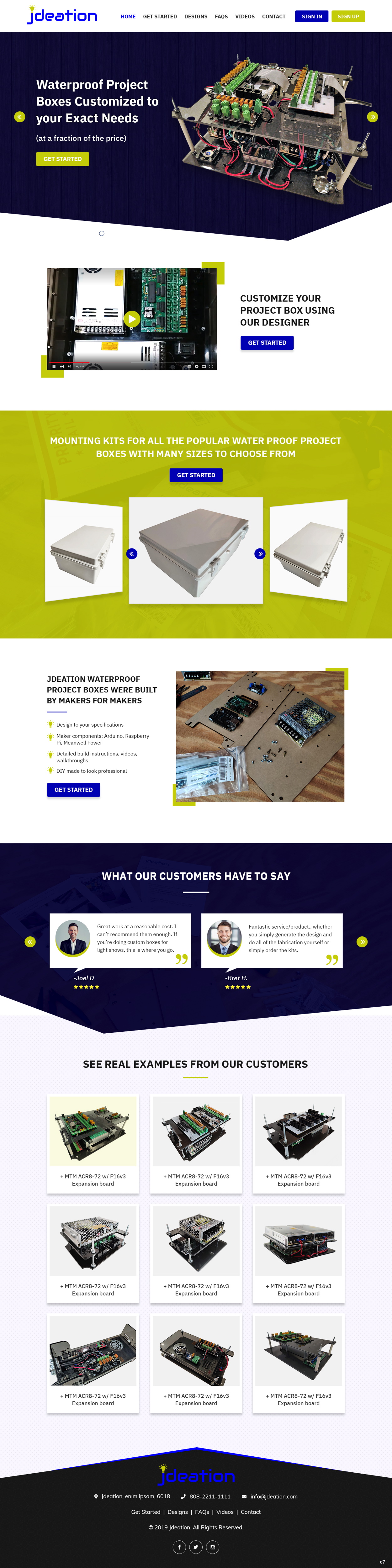 Web Design by pb for jdeation | Design #23218855