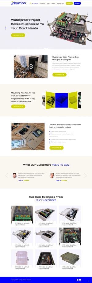 Web Design par pb pour jdeation | Design : #23218856
