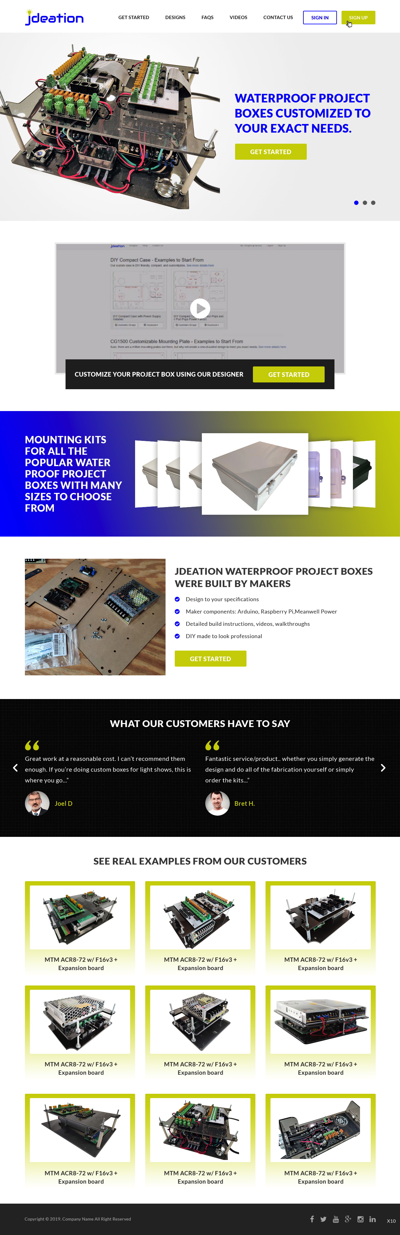 Web Design by pb for jdeation | Design #23218870
