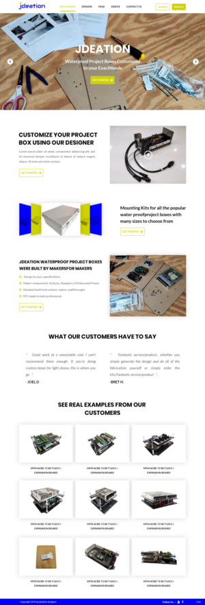 Web Design par pb pour jdeation | Design : #23218872