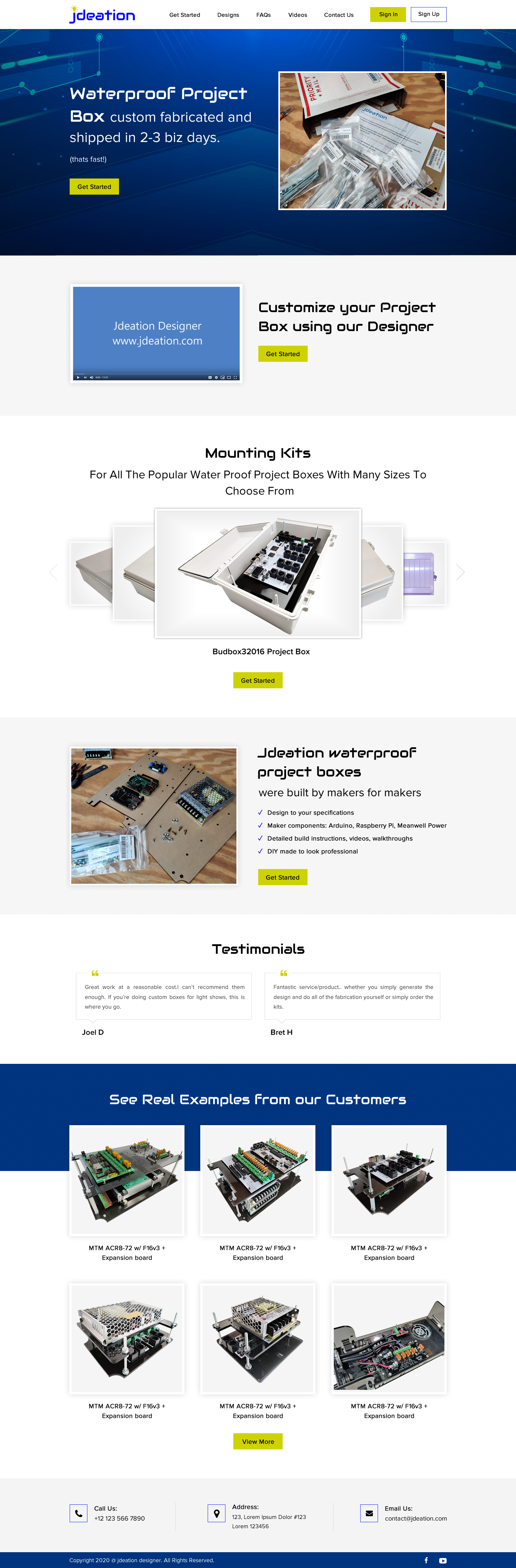 Web Design by Sbss for jdeation | Design #23216620