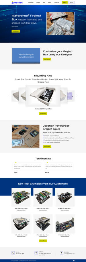 Web Design par Sbss pour jdeation | Design : #23216620