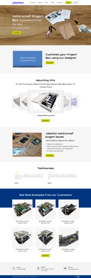 Web Design par Sbss pour jdeation | Design : #23216621