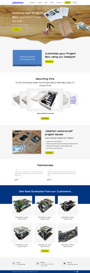 Web Design par Sbss pour jdeation | Design : #23216622