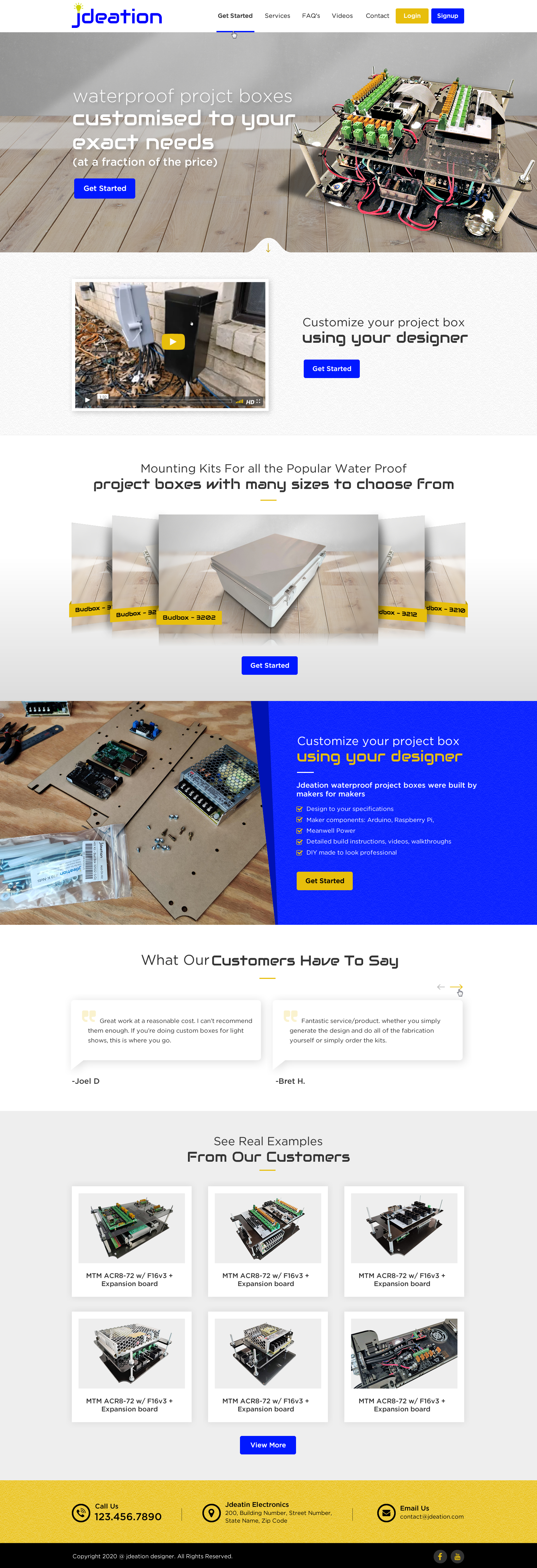 Web Design by Sbss for jdeation | Design #23218739