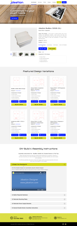 Web Design par Sbss pour jdeation | Design : #23272135