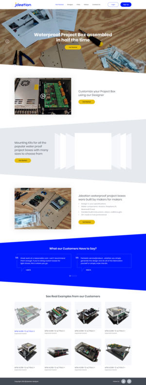 Website redesign - jdeation.com | Diseño Web por Ved Web Services