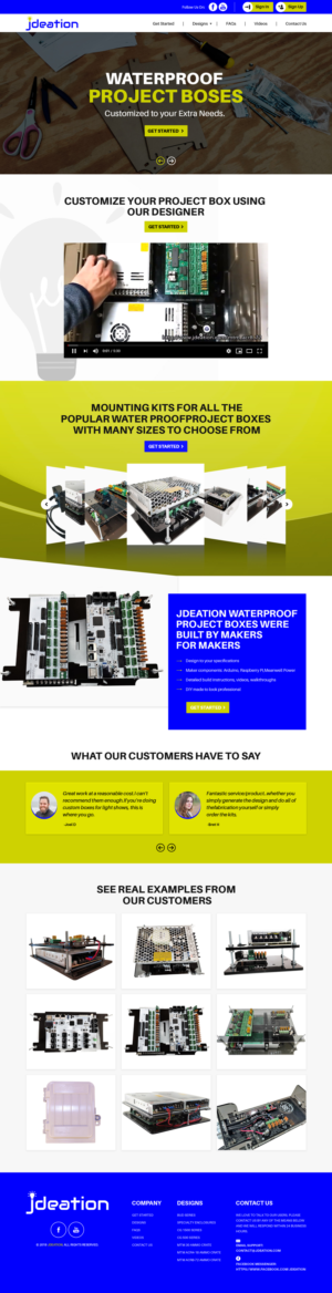 Web Design par sai.designer87 pour jdeation | Design : #23224787