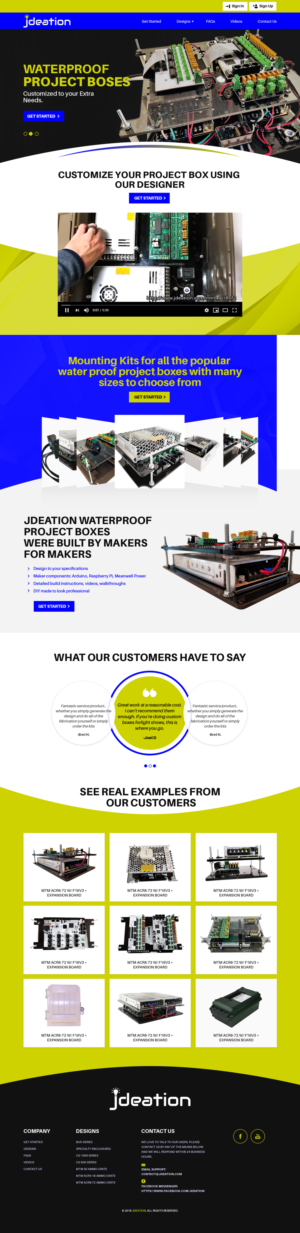 Web Design par sai.designer87 pour jdeation | Design : #23224788