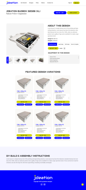 Web Design par nzdesigners pour jdeation | Design : #23239238