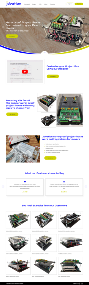 Web Design par bdesigner9 pour jdeation | Design : #23225914
