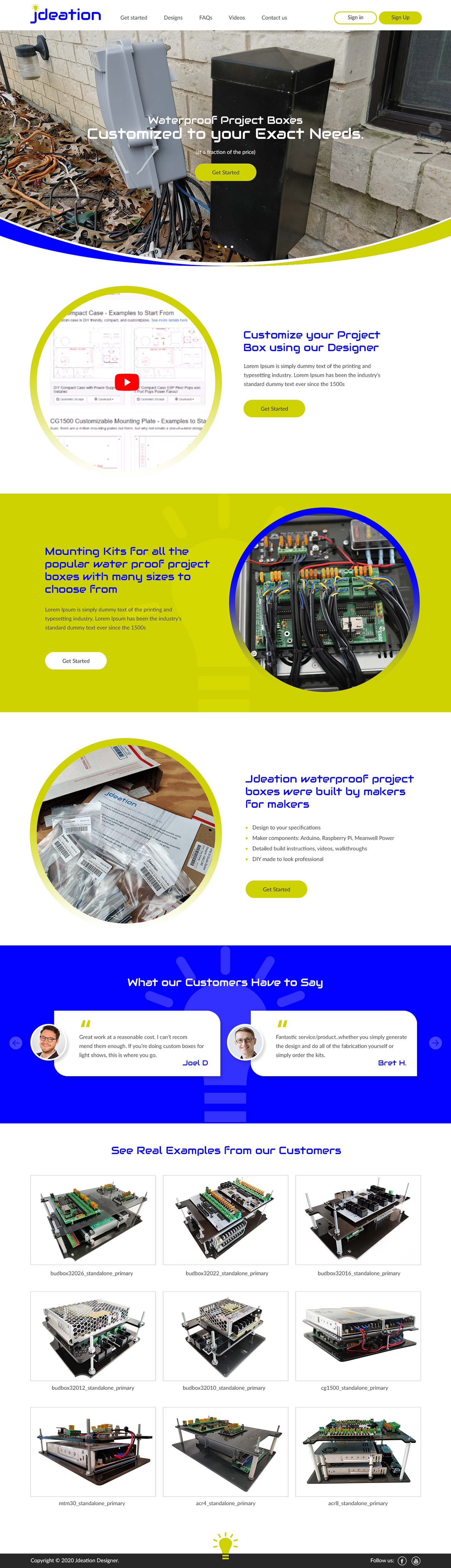 Web Design by bdesigner9 for jdeation | Design #23225915