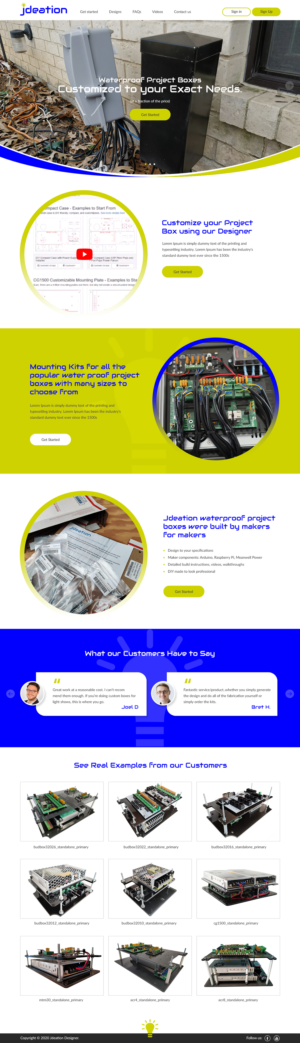 Web Design par bdesigner9 pour jdeation | Design : #23225915
