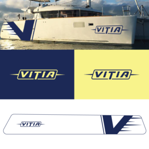 Graphic Design for the name of a catamaran called Vitia | Graphic Design by desainerd