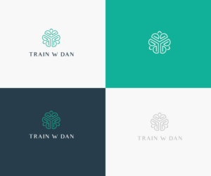 "Train W Dan" | Logo Design by GreenLamp